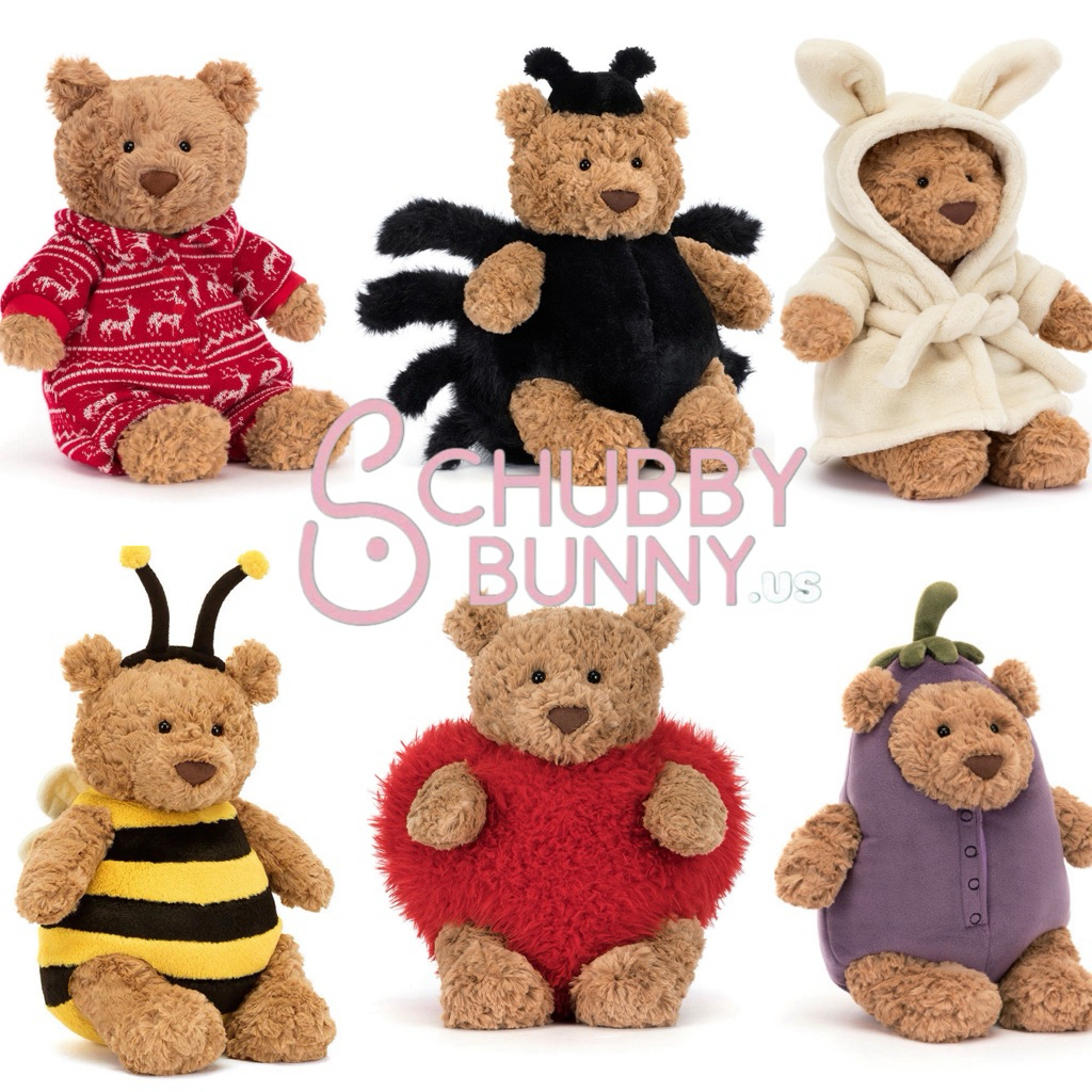 [CHÍNH HÃNG] GẤU BÔNG JlC BARTHOLOMEW BEAR WINTER PYJAMAS / HEARTTHROB