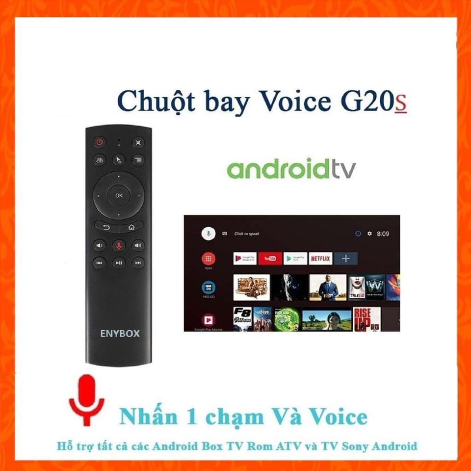 Chuột bay remote voice tìm kiếm giọng nói G20s