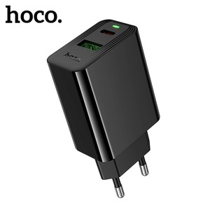 Củ sạc Hoco CS94A có 2 cổng sạc USB và typeC sạc nhanh PD20W+QC3.0