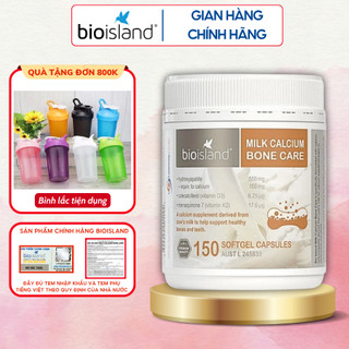  Canxi hữu cơ BioIsland Bone Care bổ sung canxi cho mẹ bầu và trẻ em phòng chống còi xương dị tật và phát triển hệ xương 