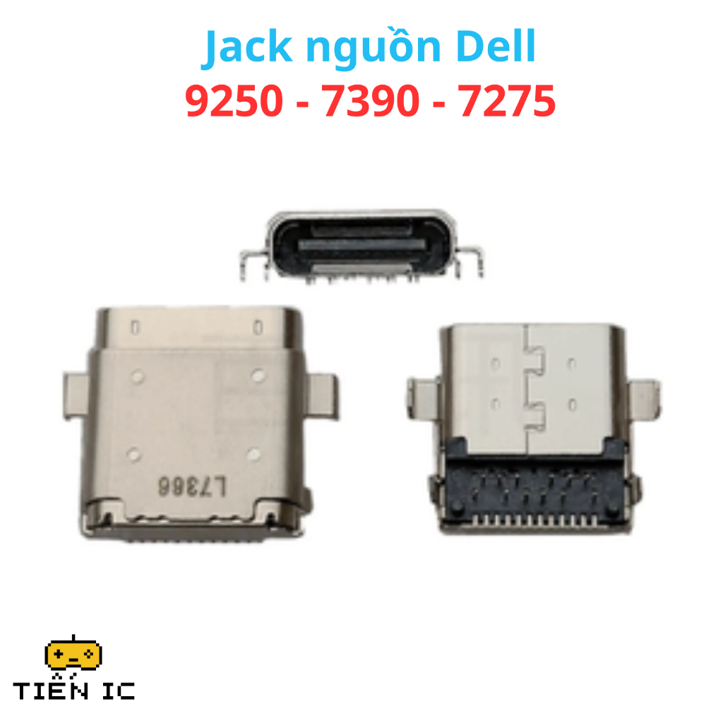 Jack type-c Dell 9250 9575 7390 7275 7390 7490 – Cổng sạc thay thế laptop Dell - Hàng mới nguyên bản
