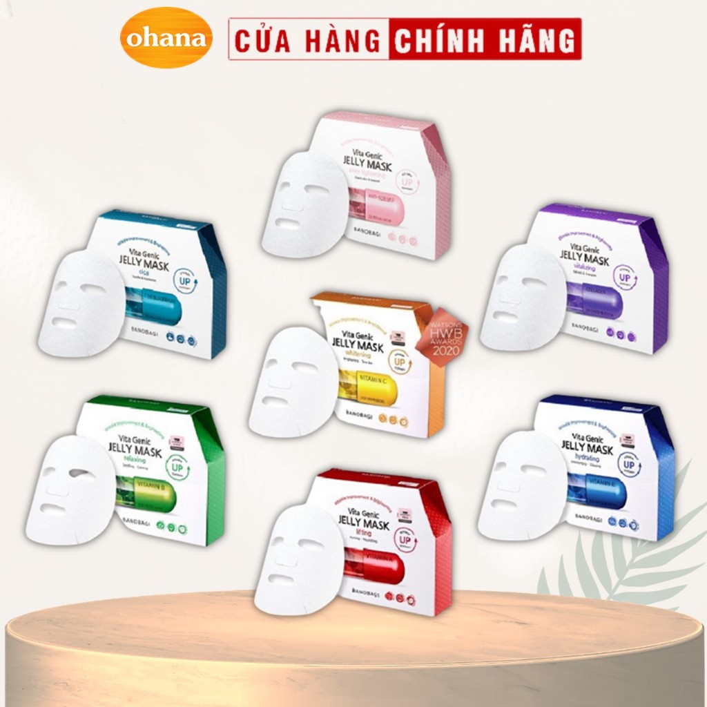 [BANOBAGI] Combo 10 Mặt Nạ Bổ Sung Vitamin Vita Genic BANOBAGI (30ml x 10)
