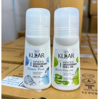  Lăn Khử Mùi Dạng Nước DEO Klear Đá Khoáng Thái Lan - 65ml 
