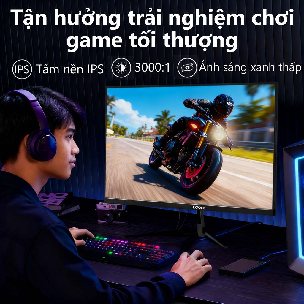 Màn hình 27 inch màn hình máy tính tần số quét 165Hz công nghệ IPS  thời gian phản hồi 1ms | BigBuy360 - bigbuy360.vn