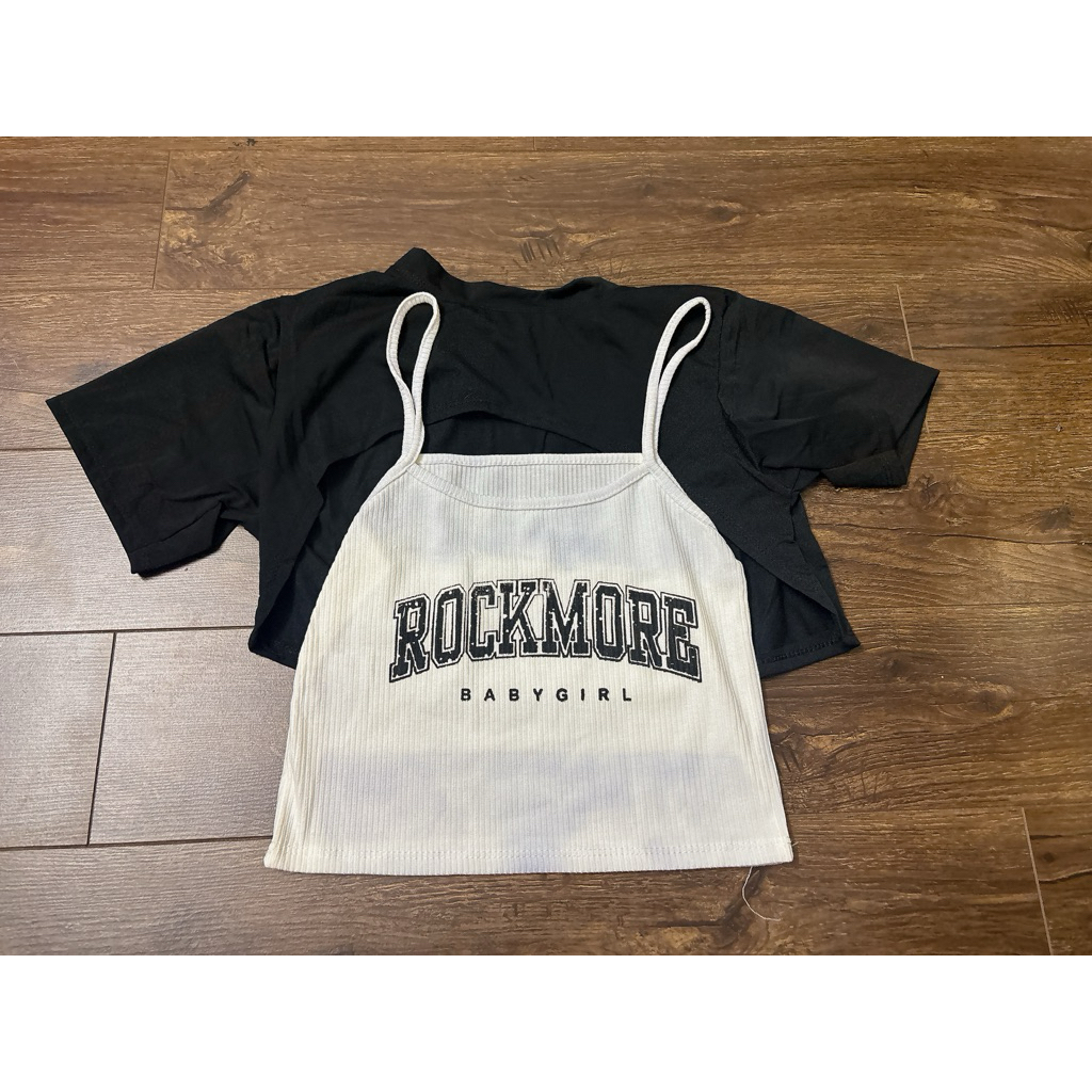 New( sale áp màu) set áo crop dưới 50kg. bo2