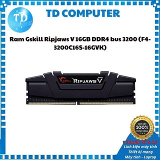  Ram Gskill Ripjaws V 16GB DDR4 bus 3200  F4-3200C16S-16GVK  - Hàng chính hãng 