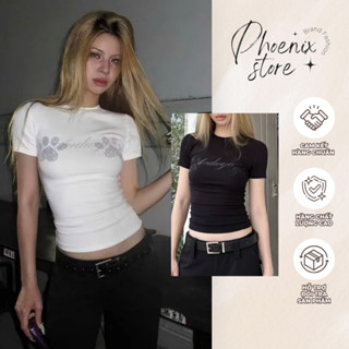  Áo Thun Babytee Tay Ngắn Ôm Body Phong Cách Y2k Siêu Hack Dáng 