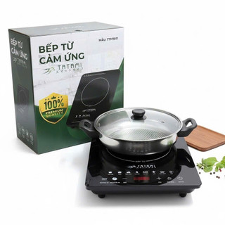    TẶNG KÈM NỒI   Bếp Từ Đơn Cảm Ứng TATAMI Công Suất 2200W Tiết Kiệm Điện - PTLUXURY 