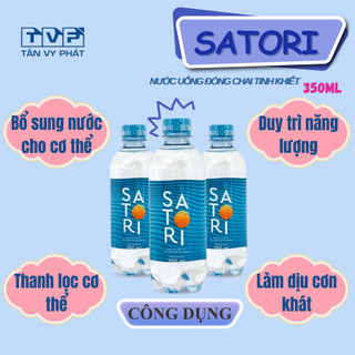 Nước Uống Tinh Khiết Satori 350ml - 500ml – Giải Khát Tươi Mát, Tinh Khiết Từng Giọt (Thùng)💧💧
