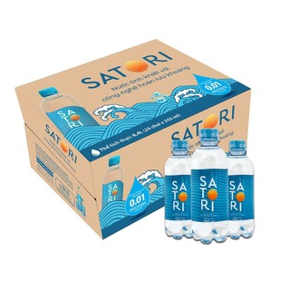 Nước Uống Tinh Khiết Satori 350ml - 500ml – Giải Khát Tươi Mát, Tinh Khiết Từng Giọt (Thùng)💧💧