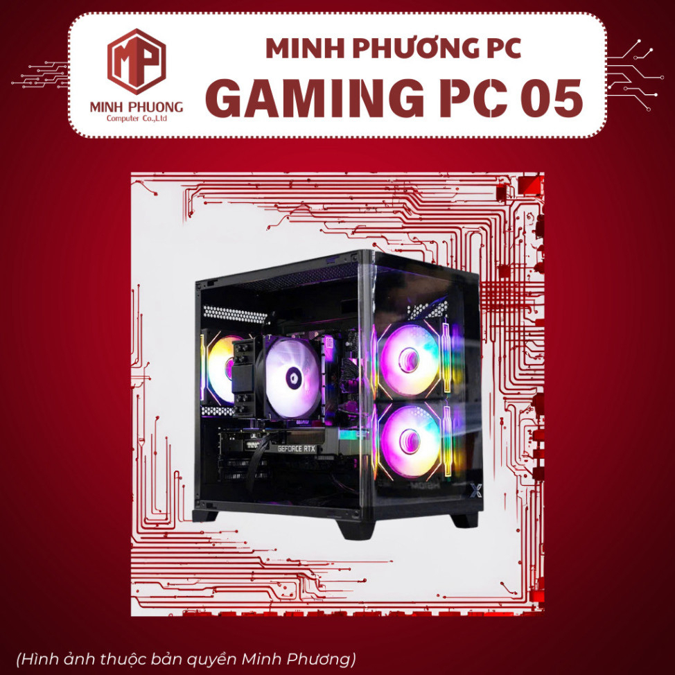 Bộ máy tính bàn - linh kiện PC Gaming 05 (I5 13400F/ 16GB/ Z690M/ SSD 512GB/ RTX 3060/ No OS)