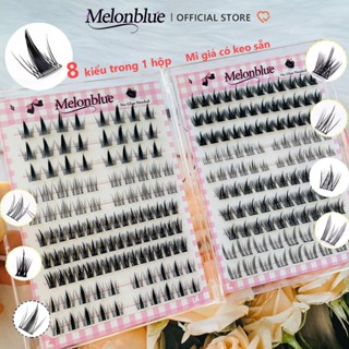  Lông mi giả tự dính 20 hàng sách mi giả tách sợi có keo sẵn 10-12mm anime 220 Cụm 8 kiểu trong 1 hộp 