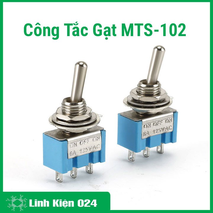 CÔNG TẮC GẠT MTS-102 2A/250V 6A/125V