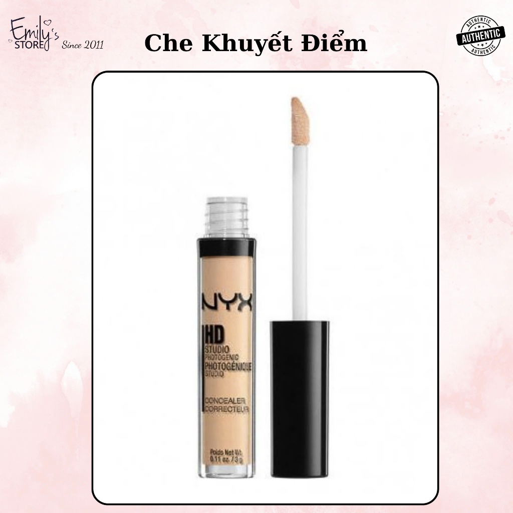 (Thanh Lý) Che Khuyết Điểm NYX Concealer Wand HD Photogenic Concealer Với Độ Che Phủ Tốt