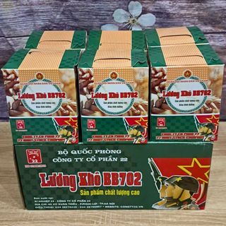 THÙNG Lương Khô Bộ Đội BB702  4.2KG - Dùng ăn bữa phụ, leo núi, dã ngoại, Tiện Lợi Mang theo Theo