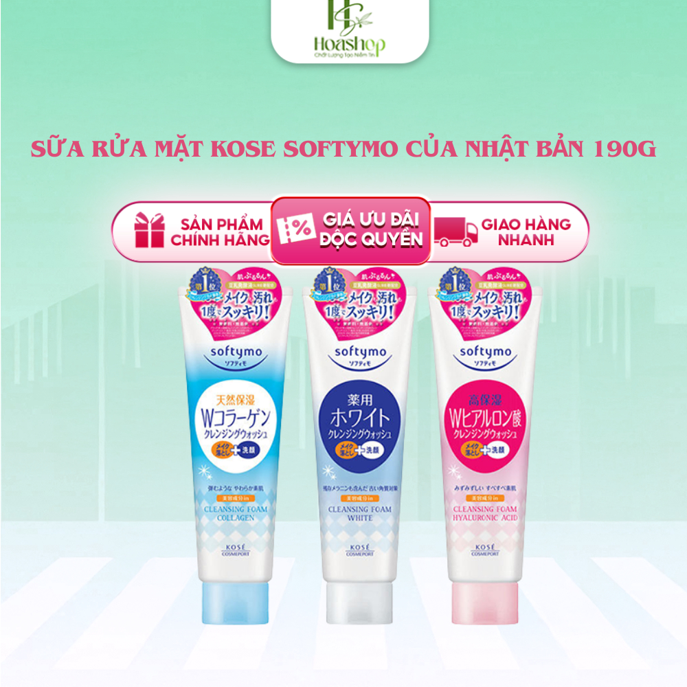 Sữa rửa mặt Kose Softymo của Nhật Bản