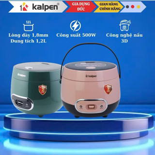 Nồi Cơm Điện mini 3D công suất 500W Kalpen R2 - 1,2 lít Nấu Cơm Ngon, Giữ Nóng Suốt 24h - BH 24 THÁNG