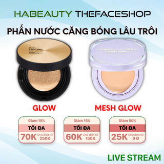  Phấn nước căng bóng che phủ tốt khuyết điểm hàn quốc The Face Shop fmgt Ink Lasting Cushion Glow 15g SPF35 PA++ 