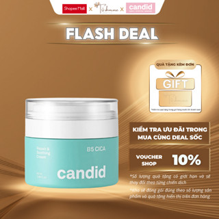  Kem Dưỡng Ẩm Phục Hồi Làm Dịu Da Candid B5 Cica Repair & Soothing Cream 50ml 