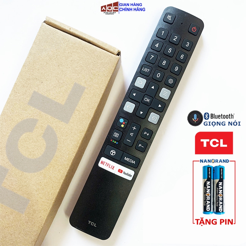 Điều Khiển TV TCL Smart hàng chính hãng sử dụng được tất cả tv TCL cả dòng giọng nói