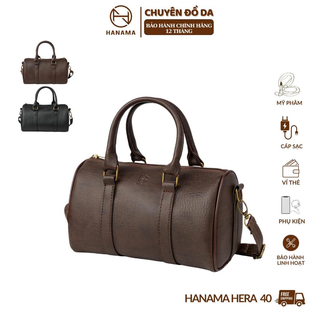 [DAILY_HANAMA]_ Túi xách nữ đeo chéo thời trang Hera 40 - TẶNG GÓI BẢO HÀNH 6 THÁNG, Da PU khóa mạ đ