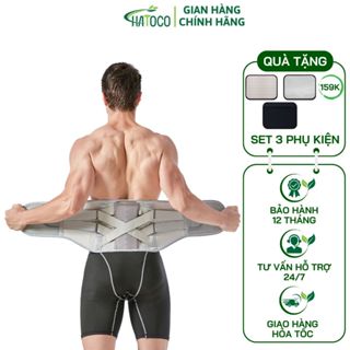  Đai Lưng Cột Sống Thoát Vị Đĩa Đệm Hatoco Chống Đau Lưng Thoái Hóa Cột Sống Đau Thần Kinh Tọa 