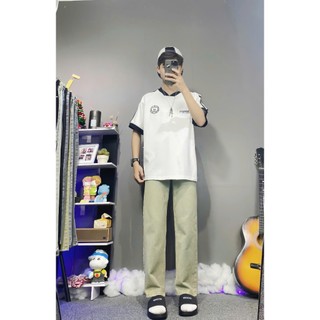 Quần bagy nam quần jean ống suông nam