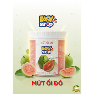 [1,2KG] Mứt ổi đỏ LUCKY VN STAR thịt quả nhiều- chuyên dùng làm trà ổi, sinh tố, nguyên liệu pha chế