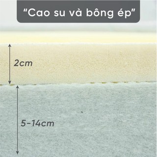 Nệm Cao Su Bông Đa Tầng Tatana Gấp 3, ThiếtKế TiệnDụng, ÁoNệm Làm Mát KếtHợp Lớp Cao Su Mền Mại ÊmÁi