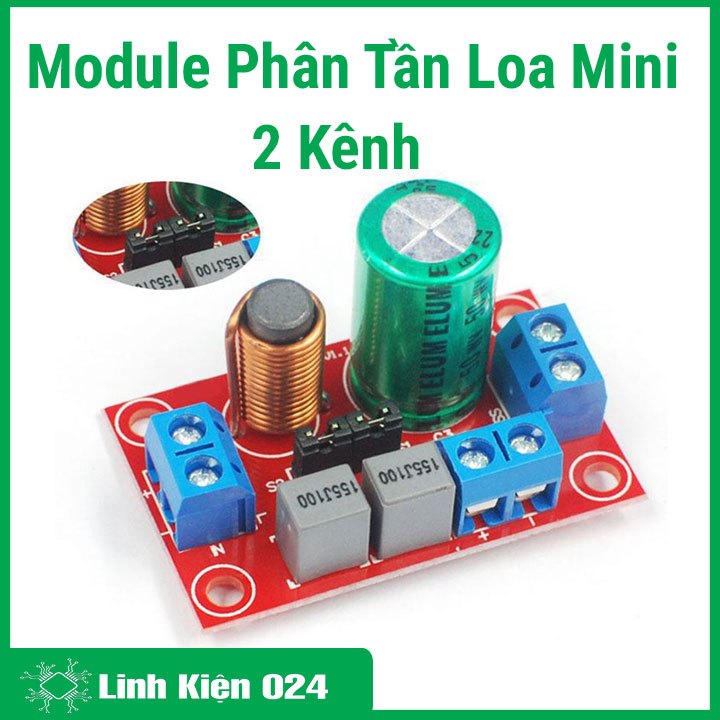 Module phân tần loa Mini 2 kênh