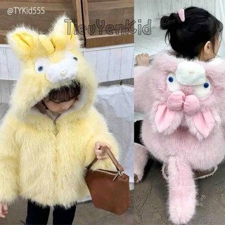  Quần áo bé gái Áo khoác lông cho bé 2 màu 9-25kg AK555 Tiểu Yến KID 