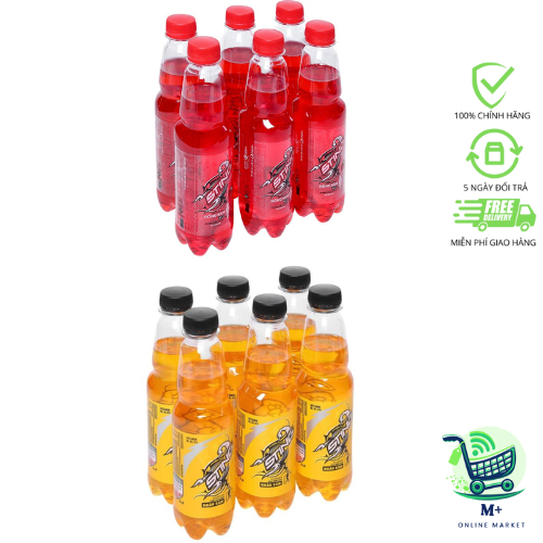 [1 lốc] Nước tăng lực Sting vàng/dâu chai 330ml