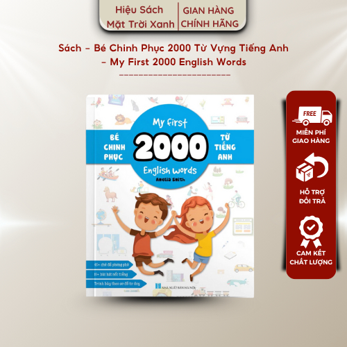 Sách - Bé Chinh Phục 2000 Từ Vựng Tiếng Anh - My First 2000 English Words
