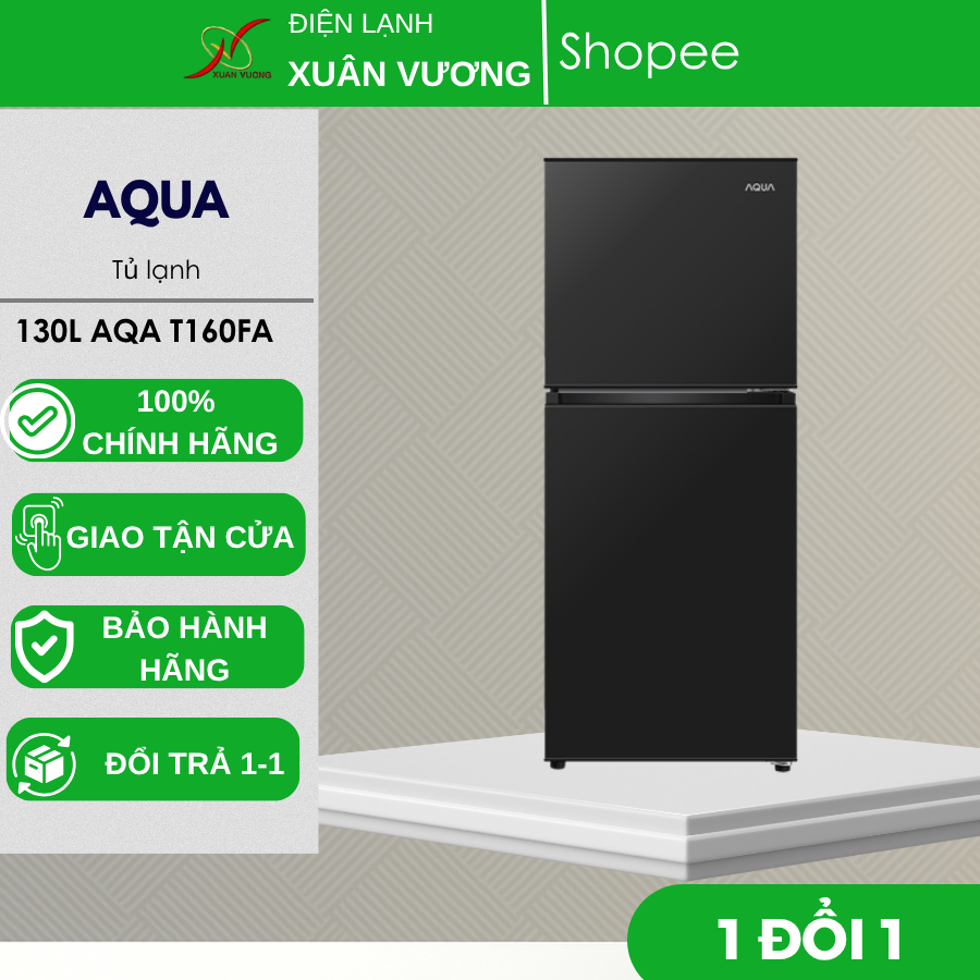 Tủ lạnh Aqua AQA-T160FA 130 lít – Thiết kế gọn, tiết kiệm điện, dễ sử dụng