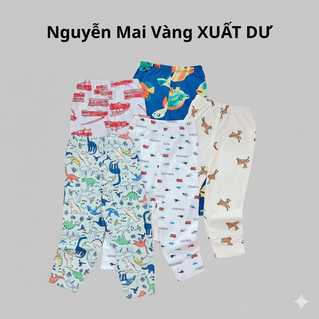 (7-17kg) QUẦN CHỤC DÀI BTBG COTTON ZIP