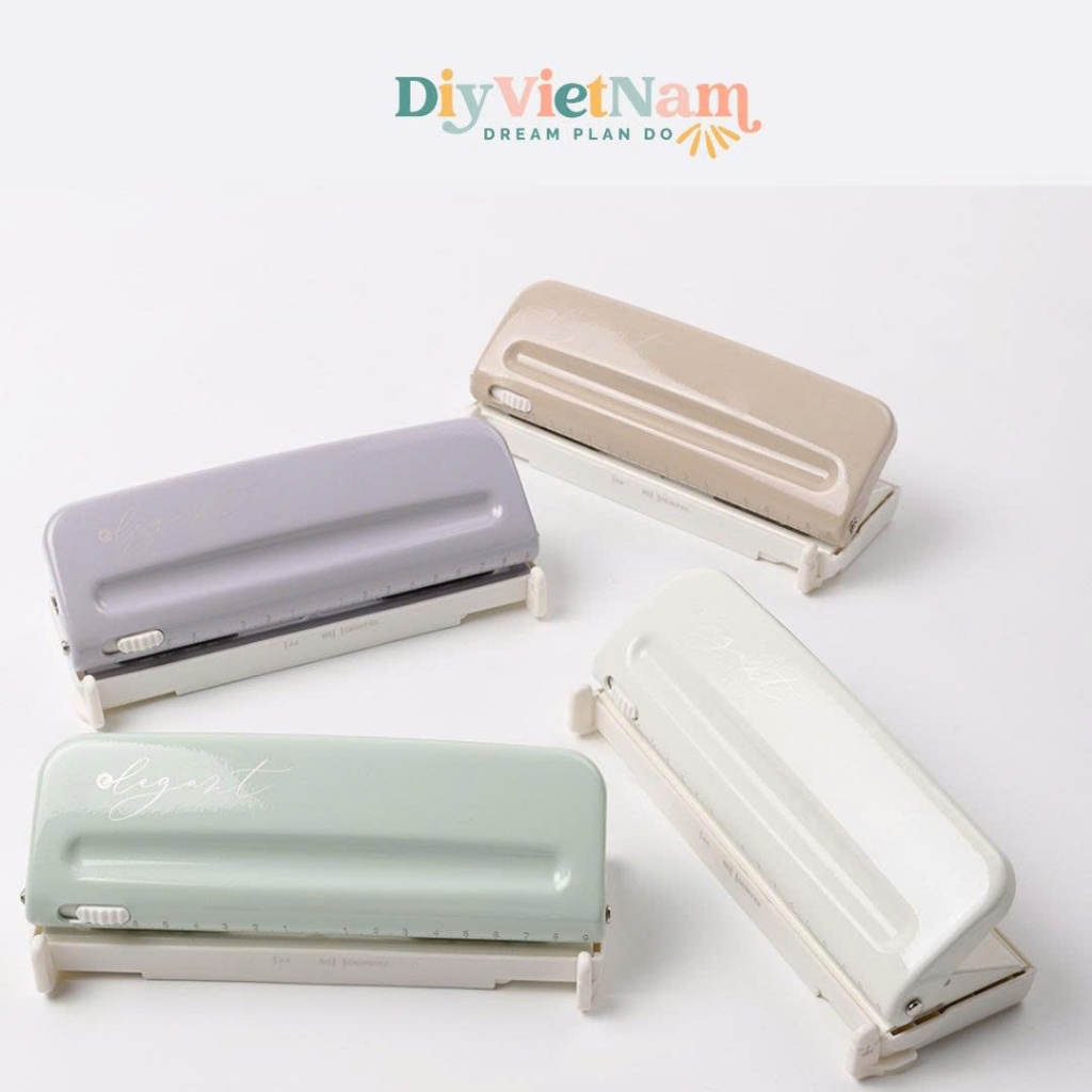 Đồ Bấm 6 Lỗ – Đục Lỗ Sổ Còng B5/A5/A6/A7/M5 – Bấm Chuẩn, Êm, Chính Xác