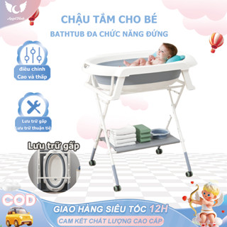  chậu tắm cho bé Bàn Thay Tã Cho Bé,Đa chức năng với khung Chậu tắm gấp gọn,thiết kế nhỏ gọn tiện 