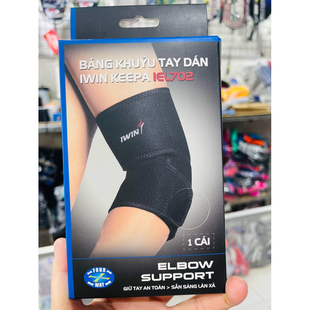 Bảo vệ khuỷu tay IWIN, Nẹp khuỷu tay Hỗ trợ khuỷu tay có thể điều chỉnh, Bảo vệ thể thao quần vợt cầ