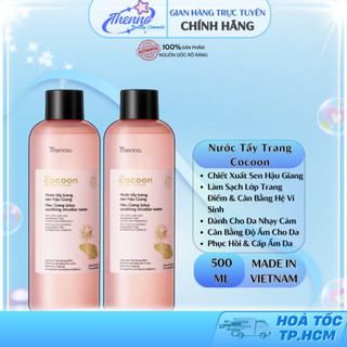  Nước Tẩy Trang Cocoon Sen Hậu Giang Hau Giang Lotus Soothing Micellar Water 500ml 