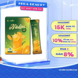 Siro Giảm Cân Nio Slim X2 Chính Hãng Hộp 15 gói 10ml Giúp Detox Thanh Lọc Cơ Thể Kiểm Soát Cân Nặng