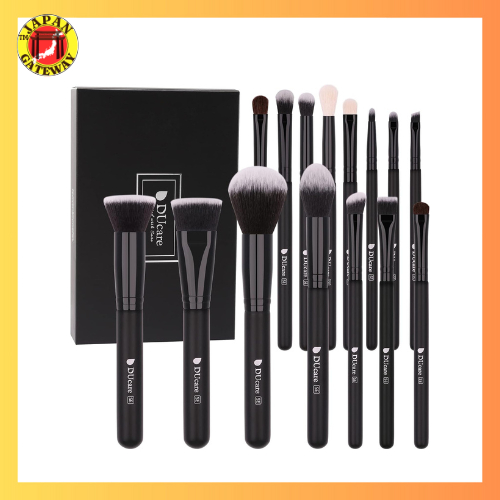Bộ cọ trang điểm 15 món DUcare, Cọ trang điểm chuyên nghiệp, Siêu mềm, Cọ mặt, Cọ lấy phấn tuyệt vời