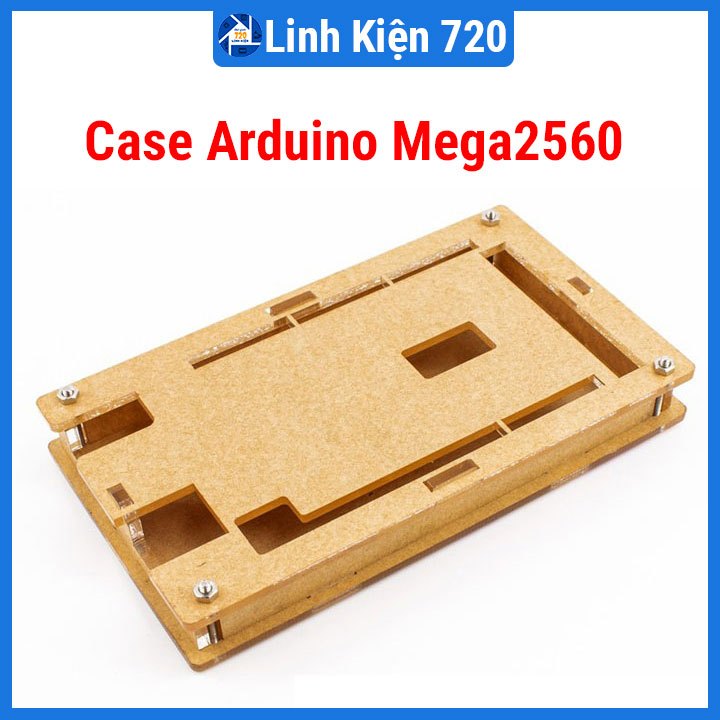 Case Arduino Mega2560 từ mica trong suốt, thẩm mỹ