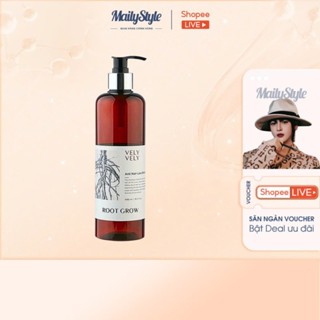  A228_ Dầu gội Vely Vely Root Grow 490ml ngăn ngừa rụng tóc cải thiện dầu nhờn làm dịu da đầu hiệu quả 