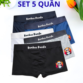COMBO5 Sịp nam hoạt hình, quần lót bé trai Size 30-75 KG vải thun lạnh co dãn 4 chiều  mịn thấm hút
