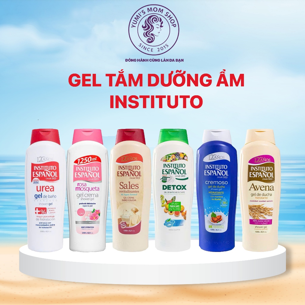 Gel tắm Làm Sạch Sâu, Dưỡng Ẩm Instituto Espanol 1250ml