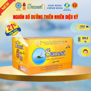   NEW   Thùng 105 lọ  Nước Yến sào Khánh Hòa Sanest 21% - Không đường 