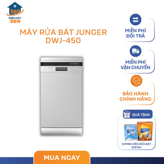 Máy rửa bát đĩa độc lập, âm tủ 10 bộ Junger DWJ-45, độ ồn 44db, lượng nước tiệu thụ 8L / lần - SMC