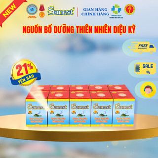   NEW   Combo 10 lọ  Nước Yến sào Khánh Hòa Sanest 21% - Không đường 