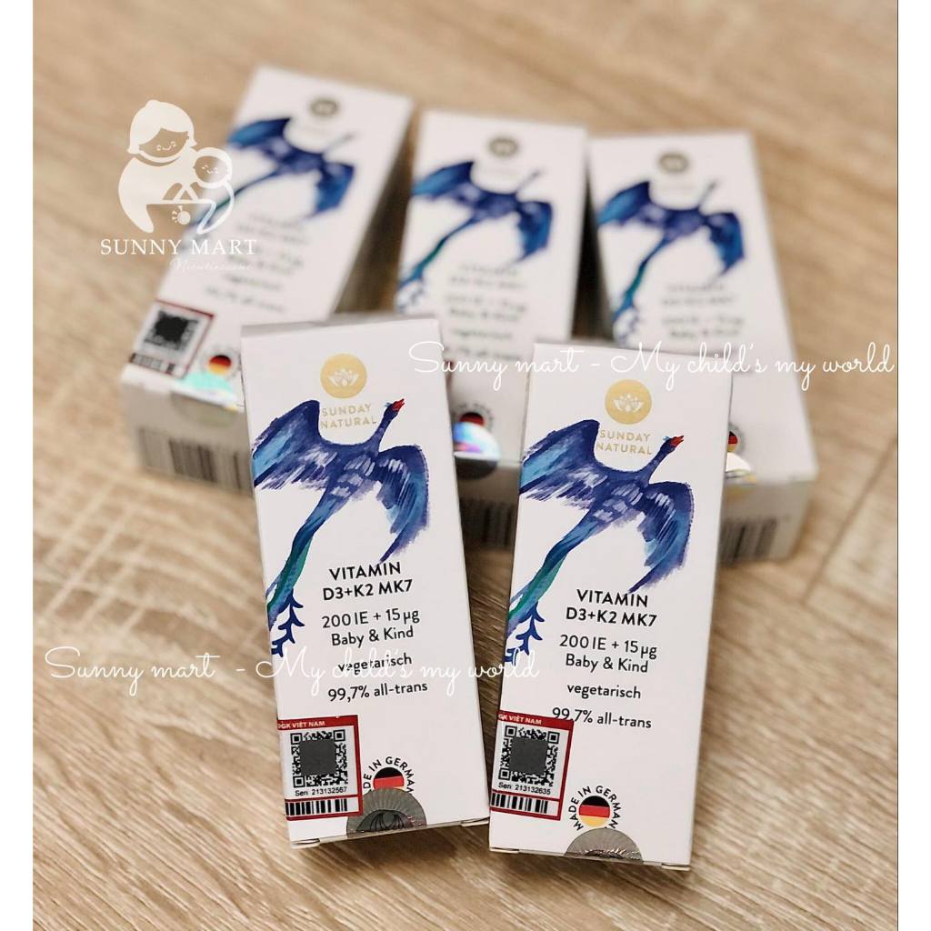 Vitamin D3+K2 MK7 Đức cho bé