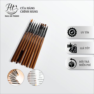  Set bộ 9 cây cọ vẽ nail siêu hot lông mềm cao cấp 